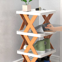 Multifunctional and Foldable Shoe Rack - SpaceSaver-3-Orange-State of Style