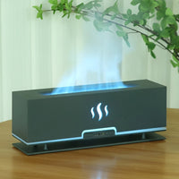 Multifunctional Aroma Humidifier – GlowFlame-Dark wood grain-State of Style