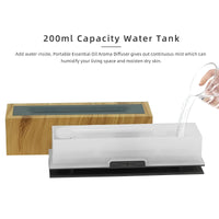 Multifunctional Aroma Humidifier – GlowFlame-Light wood grain-State of Style