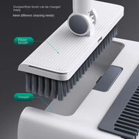Multifunctional Broom and Dustpan Set - SweepMaster-White-1 Broom + 1 Dustpan + 1 Floor Brush-State of Style