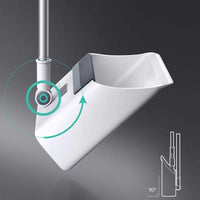 Multifunctional Broom and Dustpan Set - SweepMaster-White-1 Broom + 1 Dustpan + 1 Floor Brush-State of Style