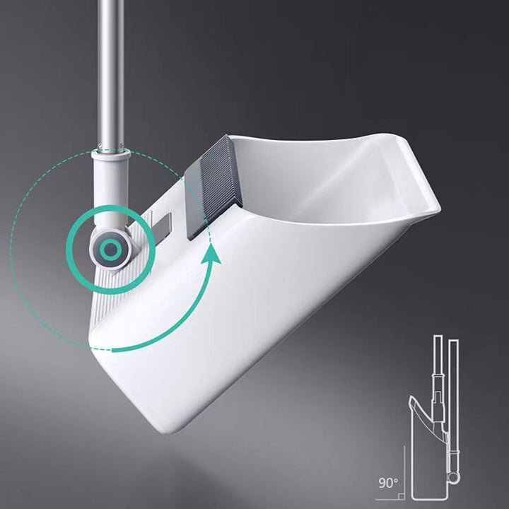 Multifunctional Broom and Dustpan Set - SweepMaster-White-1 Broom + 1 Dustpan + 1 Floor Brush-State of Style