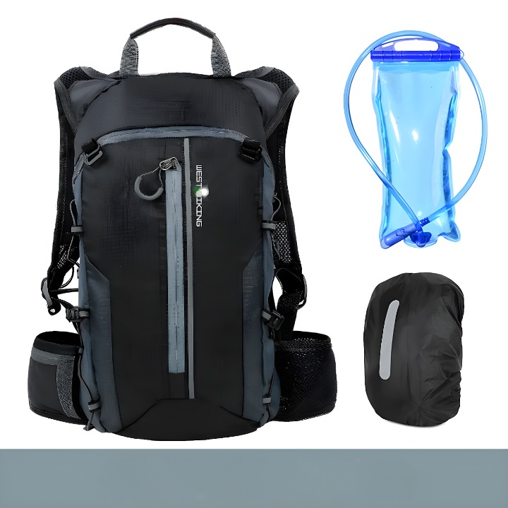 Multifunctional Drinking Backpack - HydroRide-Grey-State of Style