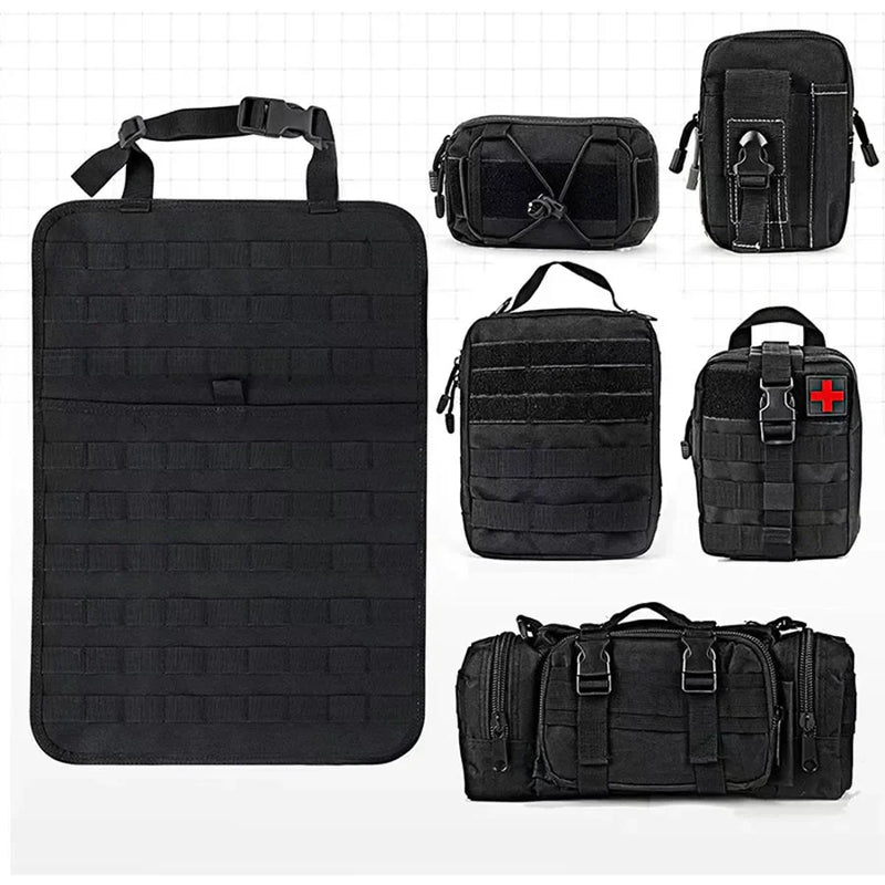 Multifunctional Hanging Car Organizer - TactiGear-Black-State of Style
