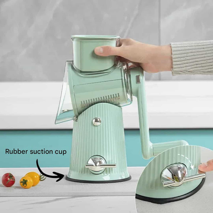 Multifunctional Kitchen Grater & Chopper – SliceMaster-Green-State of Style