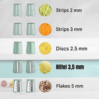 Multifunctional Kitchen Grater & Chopper – SliceMaster-Green-State of Style