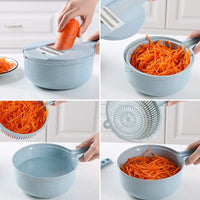 Multifunctional Vegetable Cutter - SliceMaster-Blue-State of Style