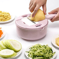 Multifunctional Vegetable Cutter - SliceMaster-Pink-State of Style