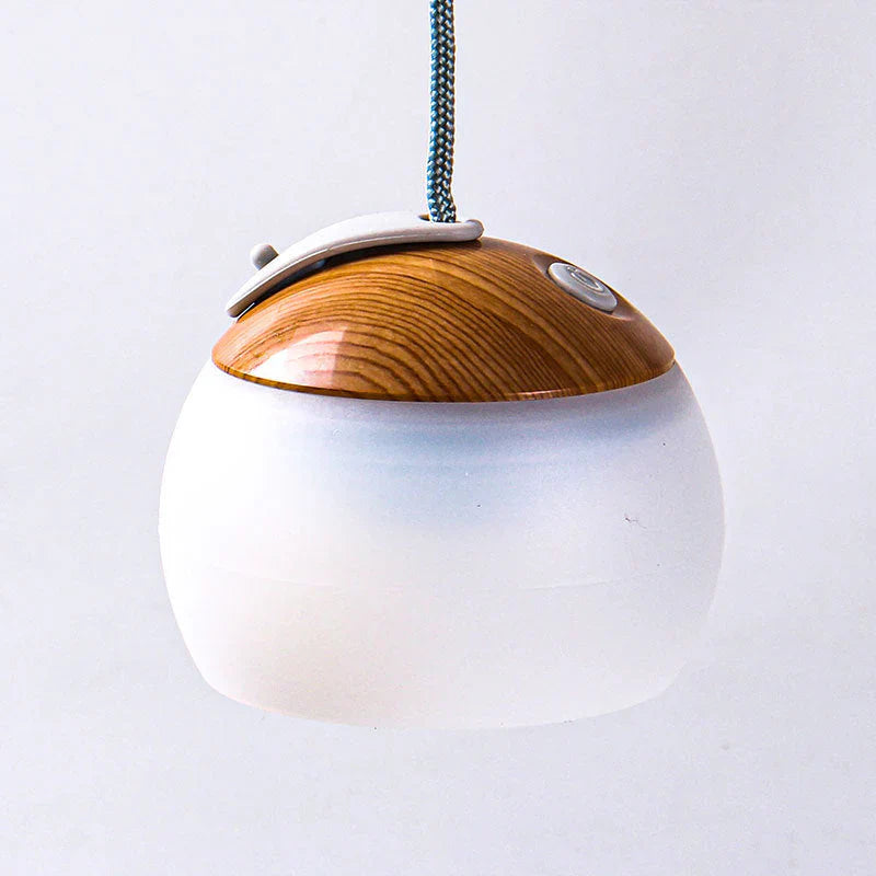 Multifunctional Vintage Camping Lamp - HeritageGlow-Wood Grain-State of Style