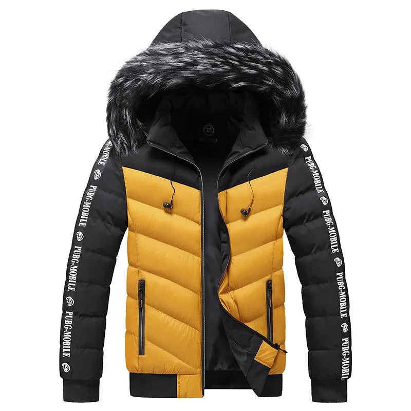 Multifunctional Windbreaker with Detachable Hood - Luca-Yellow-M-State of Style