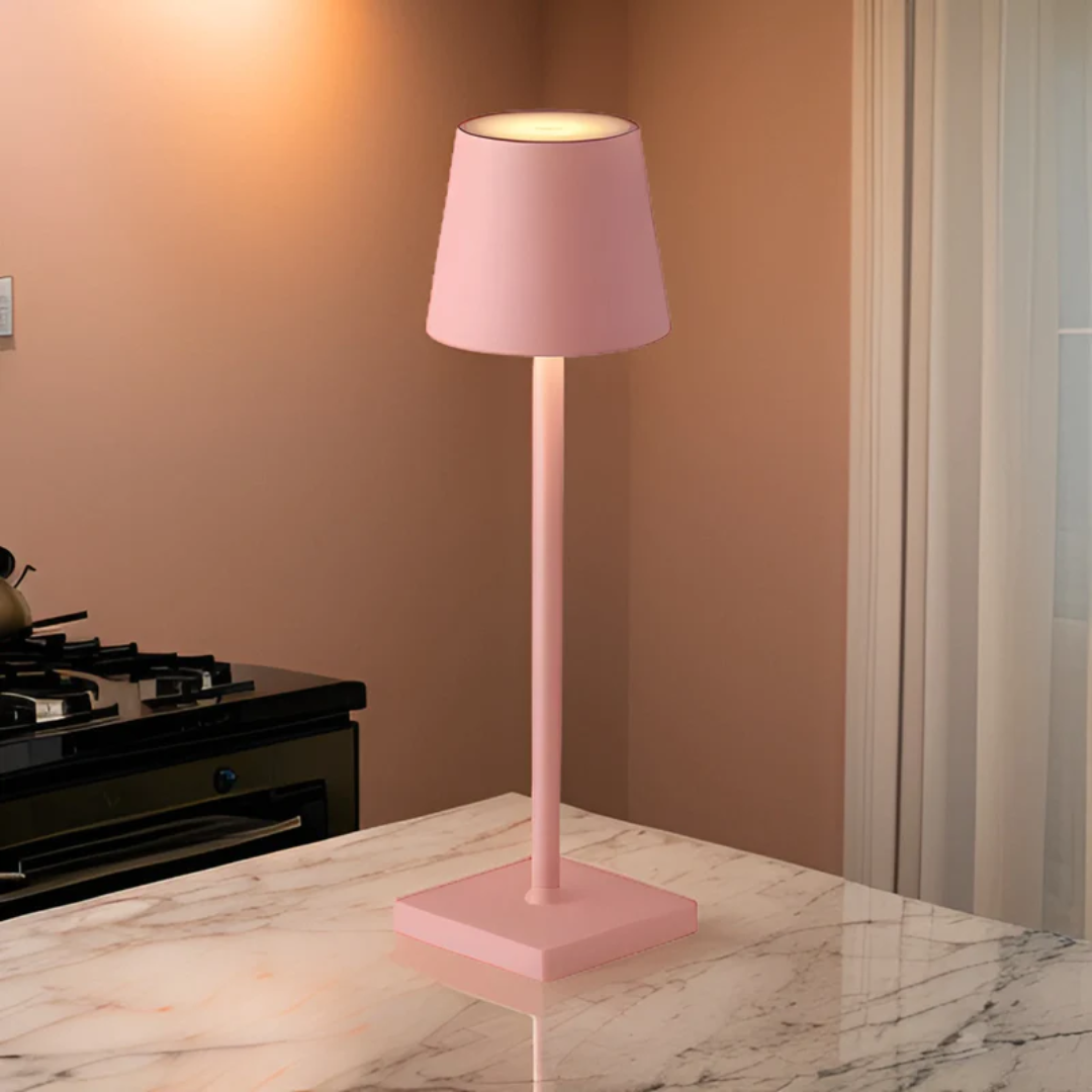Multifunctional Wireless Rechargeable Table Lamp - NordicAura-Pink-State of Style