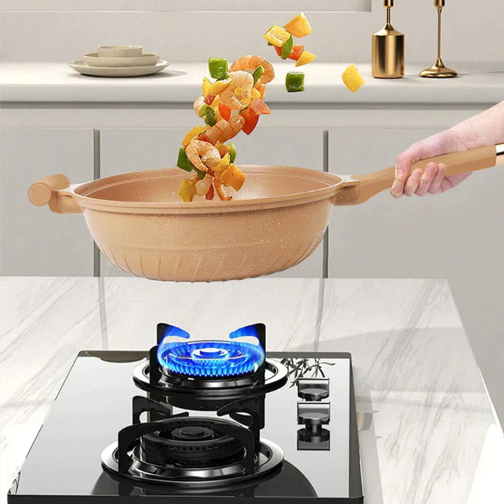 Multifunctional Wok Pan with Non-Stick Coating – CookFlex-State of Style