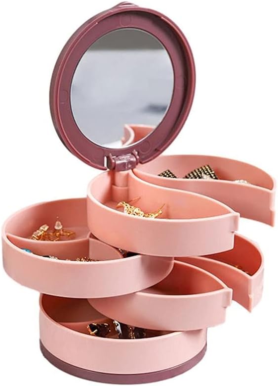 Multilayer Rotating Jewellery Organiser-BLUE-State of Style