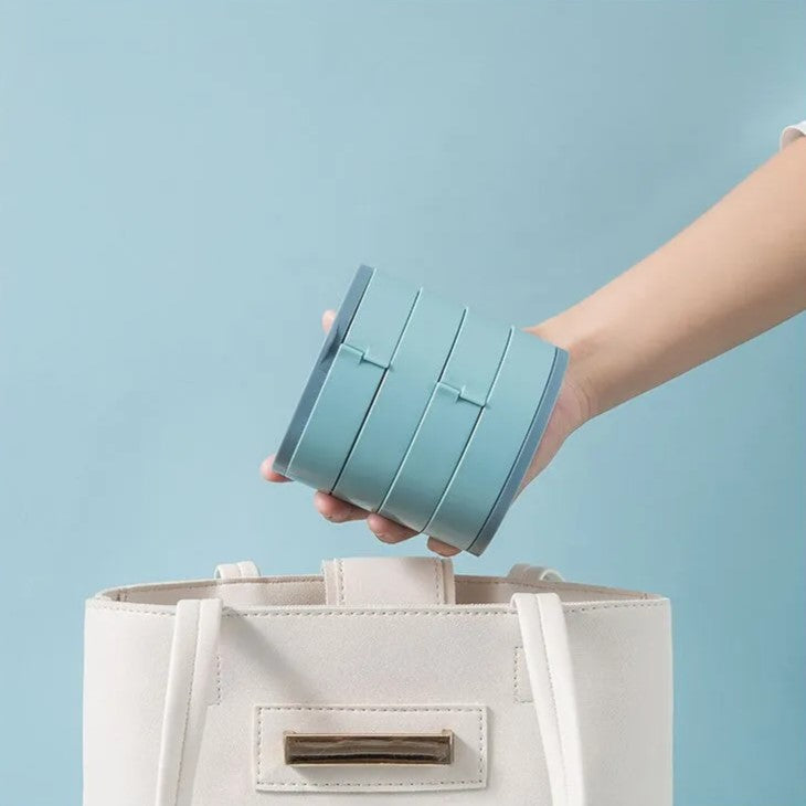 Multilayer Rotating Jewellery Organiser-BLUE-State of Style