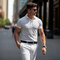 Muscle Fit Polo Shirt | Stylish & Comfortable-White-XS-State of Style