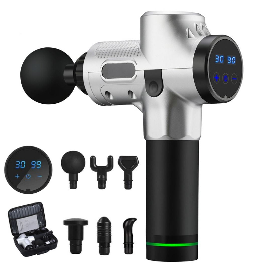 MuscleEase Pro - Professional Massage Gun-Silver-State of Style
