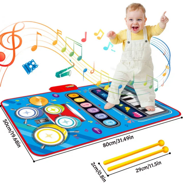 Musical Play Mat for Kids - MelodyPlay-Blue-State of Style