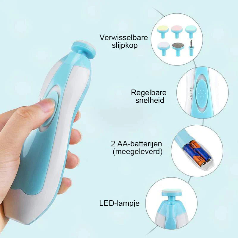 Nail Care Set for Safe and Easy Nail Trimming - BabyCare-Blue-State of Style