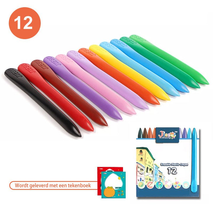 Natural Colourful Crayons - EcoCrayons-12 colors-State of Style