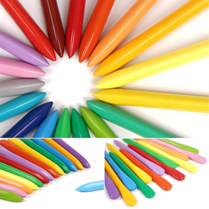 Natural Colourful Crayons - EcoCrayons-12 colors-State of Style