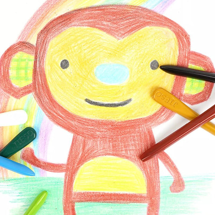 Natural Colourful Crayons - EcoCrayons-12 colors-State of Style