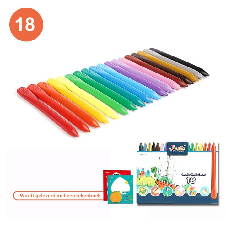 Natural Colourful Crayons - EcoCrayons-18 colors-State of Style