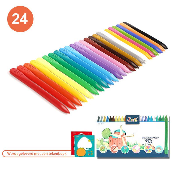 Natural Colourful Crayons - EcoCrayons-24 colors-State of Style