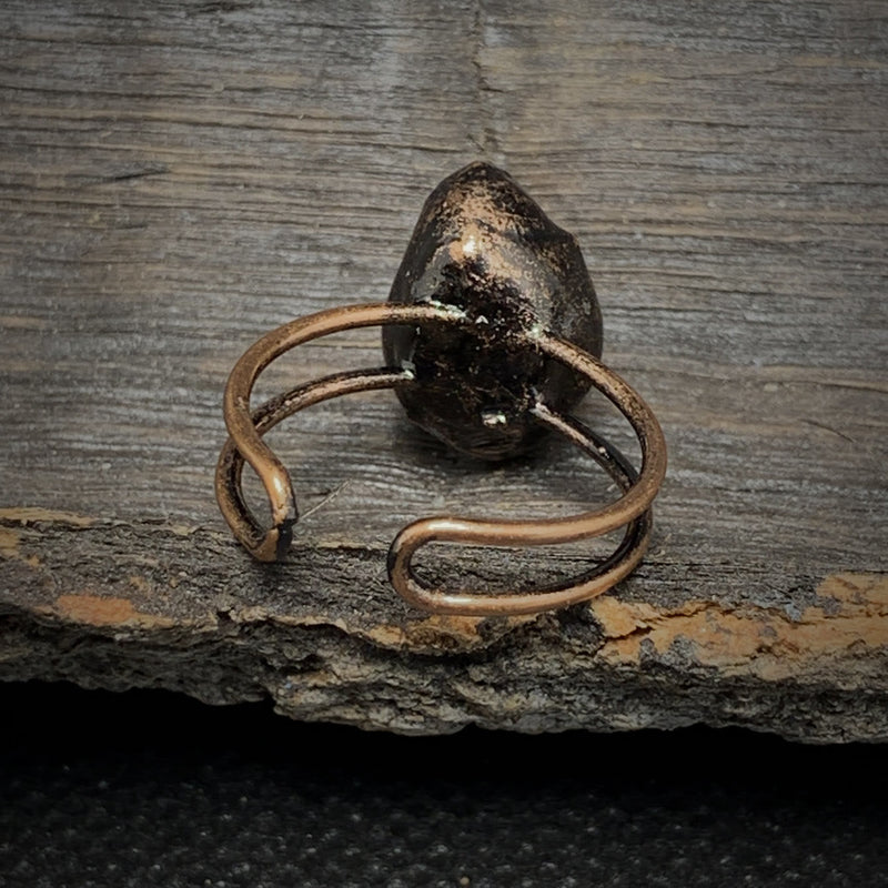 Natural Raw Birthstone Ring - Selina-January: Garnet-State of Style