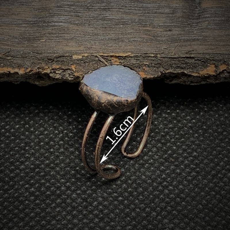Natural Raw Birthstone Ring - Selina-January: Garnet-State of Style