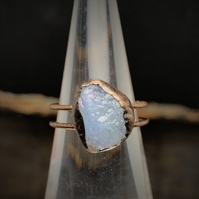 Natural Raw Birthstone Ring - Selina-January: Garnet-State of Style
