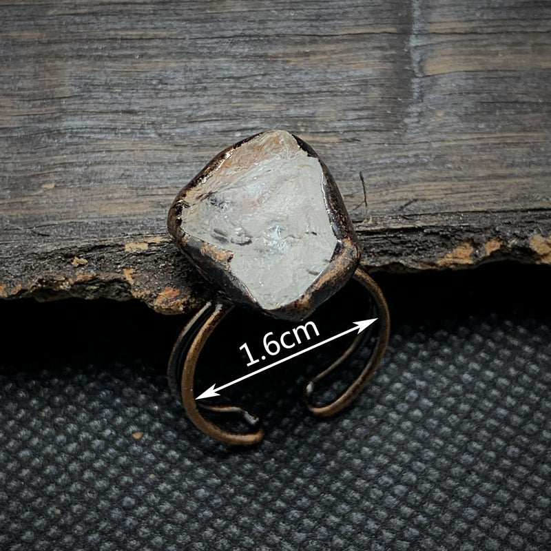 Natural Raw Birthstone Ring - Selina-January: Garnet-State of Style