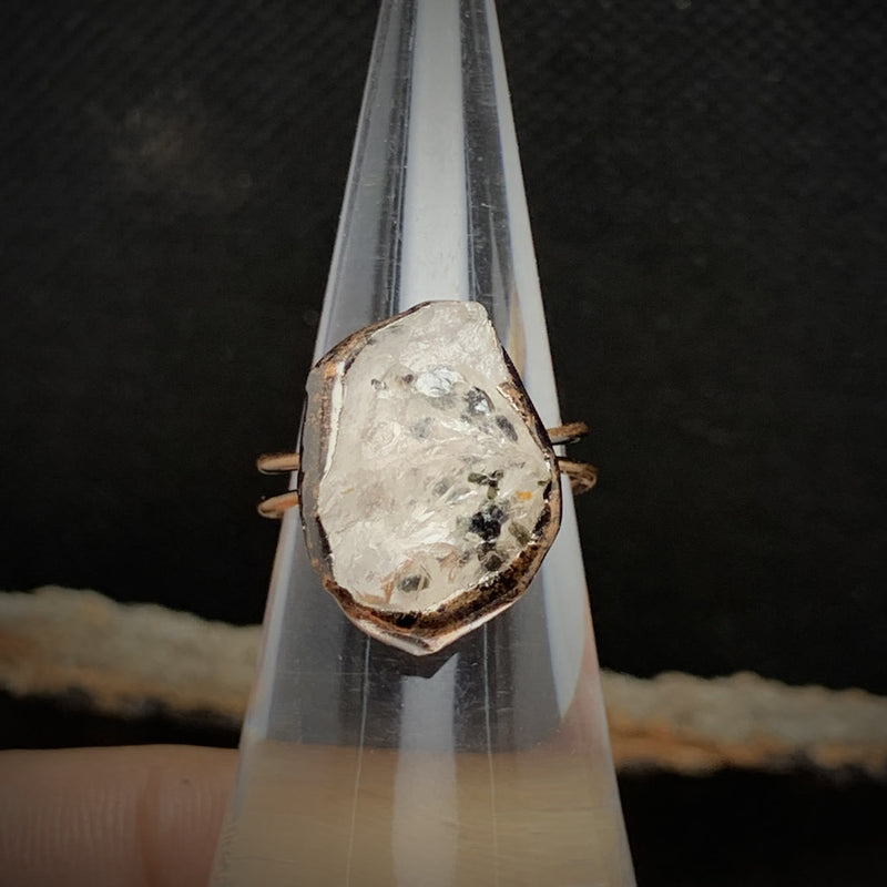 Natural Raw Birthstone Ring - Selina-January: Garnet-State of Style