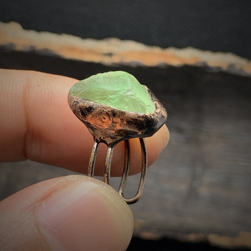 Natural Raw Birthstone Ring - Selina-January: Garnet-State of Style