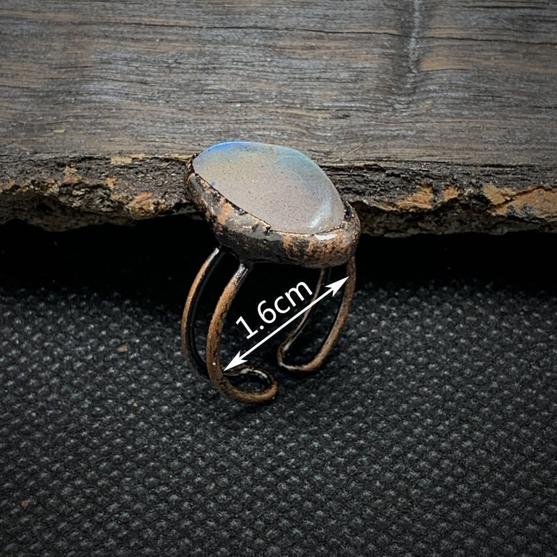 Natural Raw Birthstone Ring - Selina-January: Garnet-State of Style