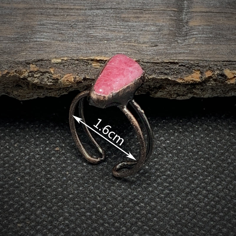 Natural Raw Birthstone Ring - Selina-January: Garnet-State of Style