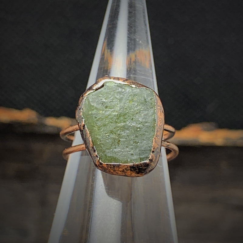 Natural Raw Birthstone Ring - Selina-January: Garnet-State of Style