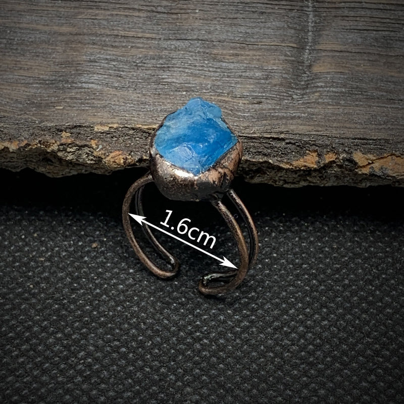 Natural Raw Birthstone Ring - Selina-January: Garnet-State of Style
