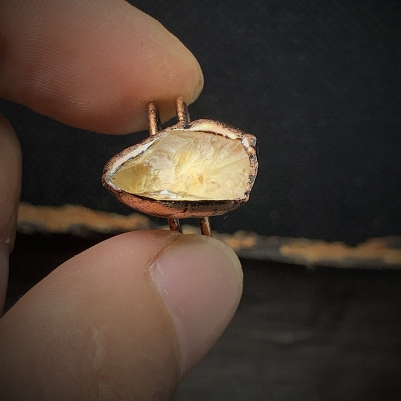 Natural Raw Birthstone Ring - Selina-January: Garnet-State of Style