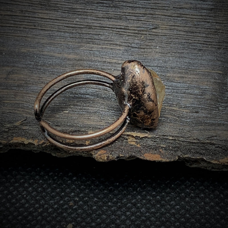 Natural Raw Birthstone Ring - Selina-January: Garnet-State of Style