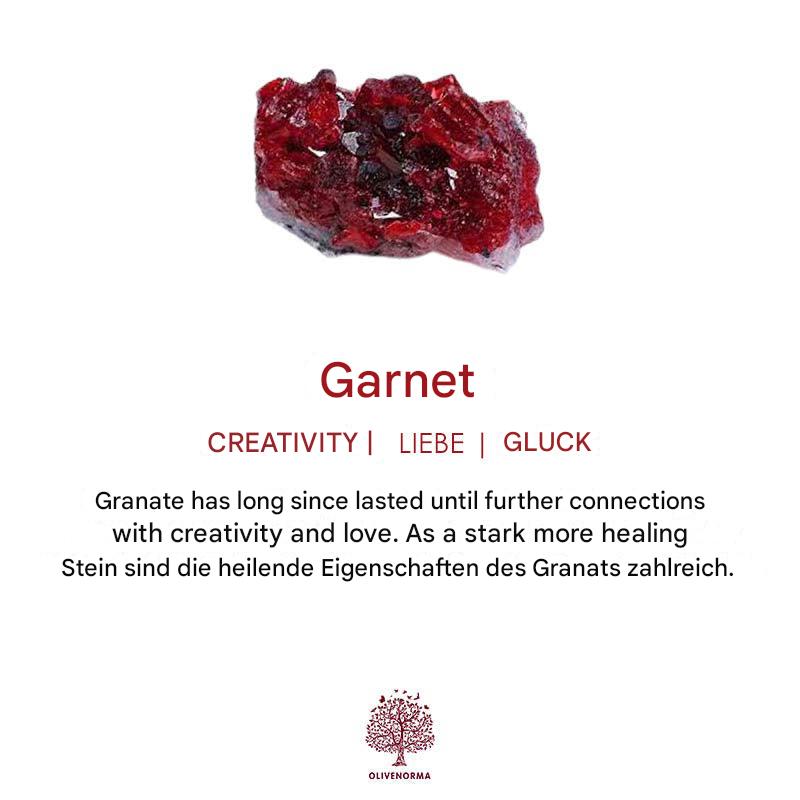 Natural Raw Birthstone Ring - Selina-January: Garnet-State of Style