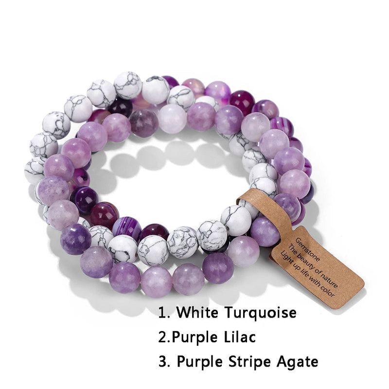 Natural Stone Trio Necklace | Opal Elegance-Isolde-19 CM-State of Style