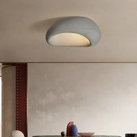 Natural Wabi Sabi Ceiling Lamp - SereneAura-White-3 Interchangeable Light-3 Interchangeable Light-State of Style