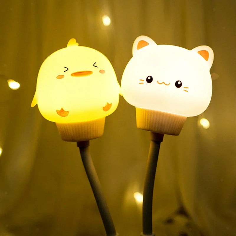 Nightlight with Timer Function - CuddleLight-Cat-State of Style