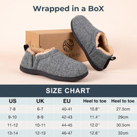 Noah Warm Winter Slippers for Men-Brown-6-7-State of Style