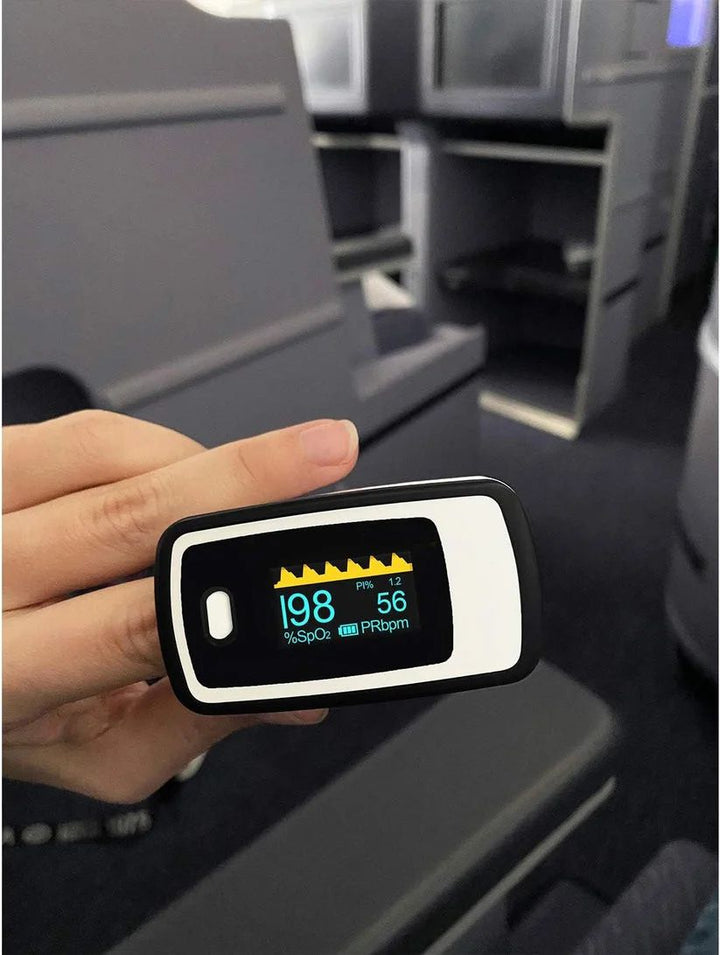 Non-Invasive Finger Pulse Oximeter with LED Display – PrecisionPulse-State of Style