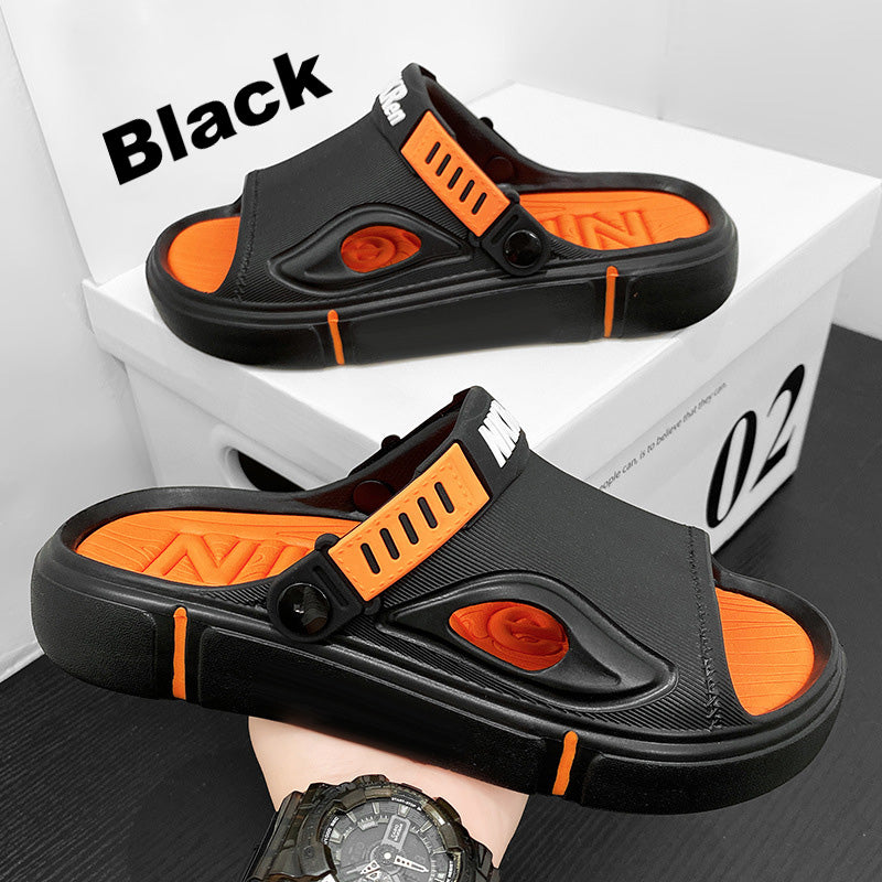 Non-slip men's beach sandals – Rafael-Black-6/6.5-State of Style