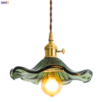 NORDIC DESIGN LED HANGING LAMP | COLOURED GLASS & COPPER LIGHTING FOR BEDROOM, LIVING ROOM & BAR-Glass A-State of Style