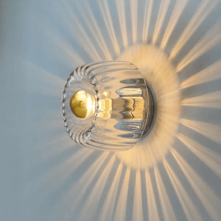 Nordic Glow Wall Lamp – Scandinavian Bauhaus Style-Gold-State of Style