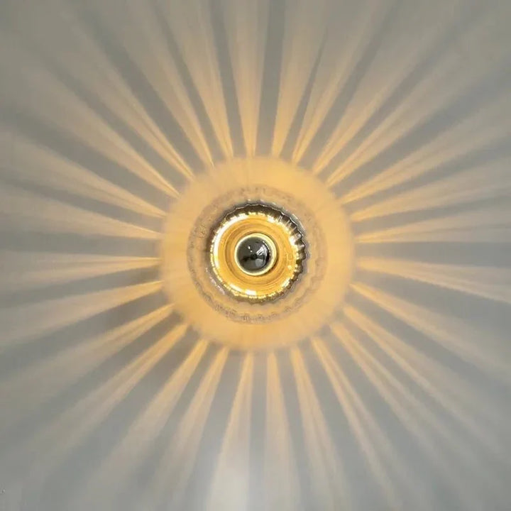 Nordic Glow Wall Lamp – Scandinavian Bauhaus Style-Silver-State of Style