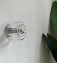 Nordic Glow Wall Lamp – Scandinavian Bauhaus Style-Silver-State of Style